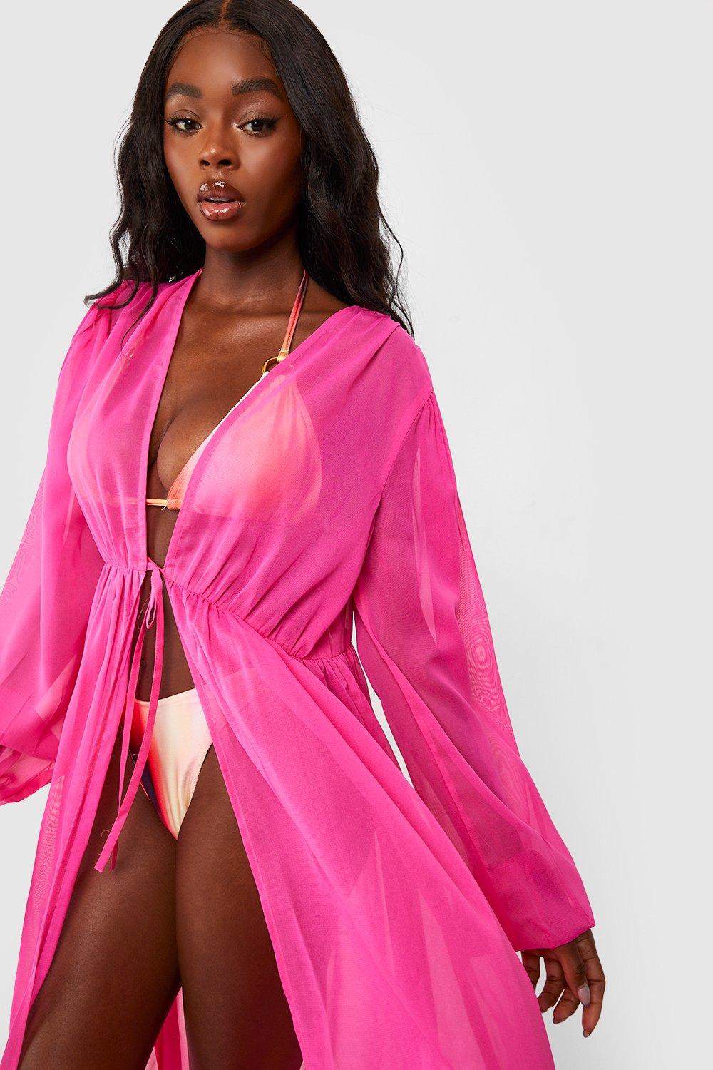 Boohoo balloon sleeve on sale swimsuit